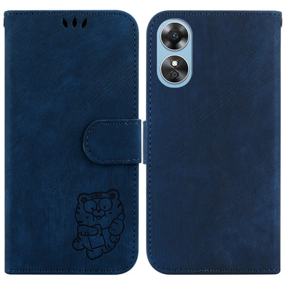 Little Tiger Embossed Leather Phone Case, For OPPO A57 4G / 5G / A57S 4G Global, For OPPO Reno9 Pro, For OPPO Reno9 Pro+, For OPPO A17 / A17K, For OPPO Reno8 Pro 5G Global, For OPPO Reno8 5G, For OPPO A96 5G / Reno7 Z 5G                                ...