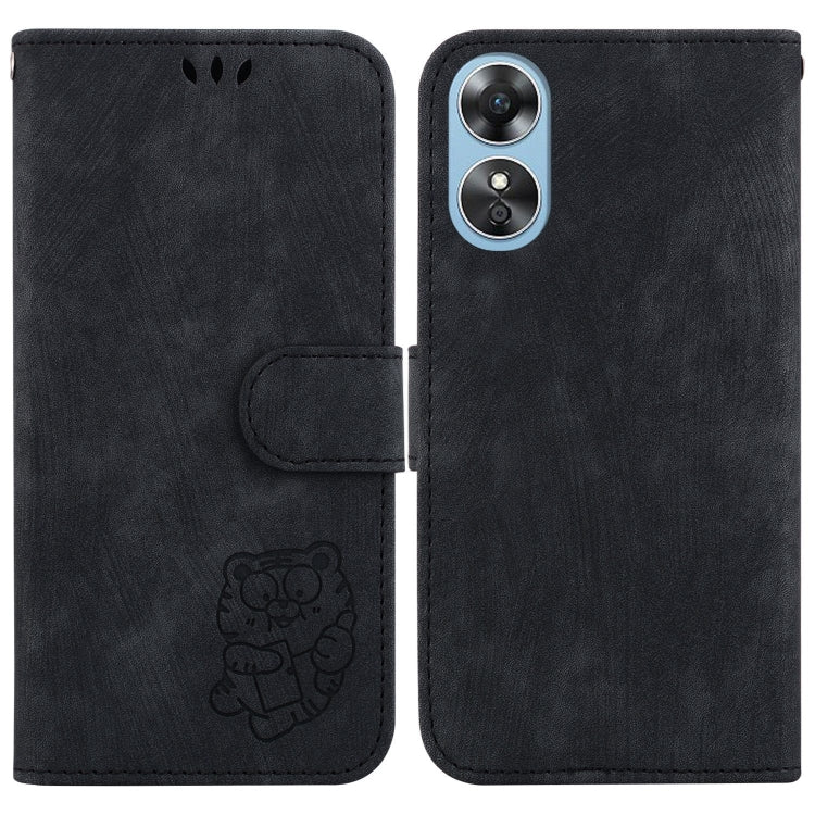 Little Tiger Embossed Leather Phone Case, For OPPO A57 4G / 5G / A57S 4G Global, For OPPO Reno9 Pro, For OPPO Reno9 Pro+, For OPPO A17 / A17K, For OPPO Reno8 Pro 5G Global, For OPPO Reno8 5G, For OPPO A96 5G / Reno7 Z 5G                                ...