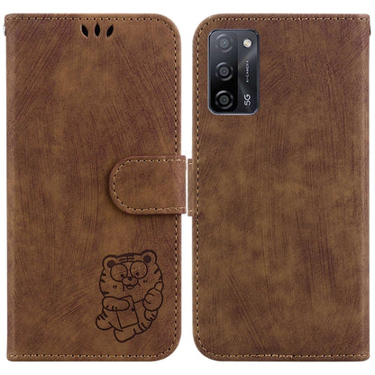 Little Tiger Embossed Leather Phone Case, For OPPO A57 4G / 5G / A57S 4G Global, For OPPO Reno9 Pro, For OPPO Reno9 Pro+, For OPPO A17 / A17K, For OPPO Reno8 Pro 5G Global, For OPPO Reno8 5G, For OPPO A96 5G / Reno7 Z 5G                                ...