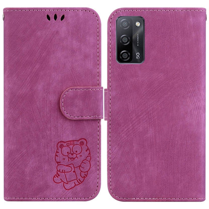 Little Tiger Embossed Leather Phone Case, For OPPO A57 4G / 5G / A57S 4G Global, For OPPO Reno9 Pro, For OPPO Reno9 Pro+, For OPPO A17 / A17K, For OPPO Reno8 Pro 5G Global, For OPPO Reno8 5G, For OPPO A96 5G / Reno7 Z 5G                                ...