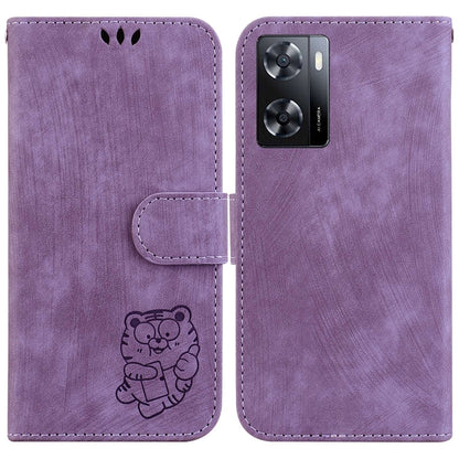 Little Tiger Embossed Leather Phone Case, For OPPO A57 4G / 5G / A57S 4G Global, For OPPO Reno9 Pro, For OPPO Reno9 Pro+, For OPPO A17 / A17K, For OPPO Reno8 Pro 5G Global, For OPPO Reno8 5G, For OPPO A96 5G / Reno7 Z 5G                                ...