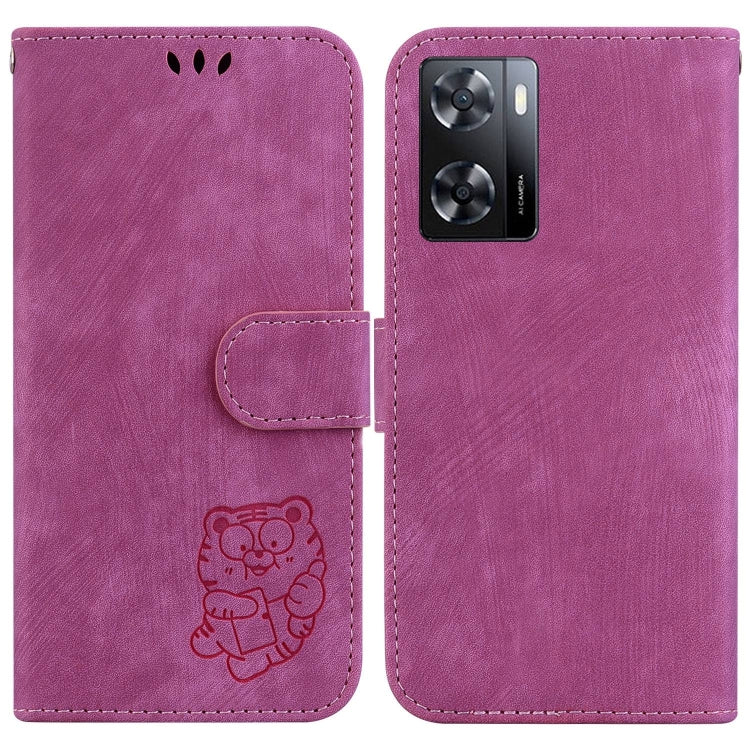 Little Tiger Embossed Leather Phone Case, For OPPO A57 4G / 5G / A57S 4G Global, For OPPO Reno9 Pro, For OPPO Reno9 Pro+, For OPPO A17 / A17K, For OPPO Reno8 Pro 5G Global, For OPPO Reno8 5G, For OPPO A96 5G / Reno7 Z 5G                                ...
