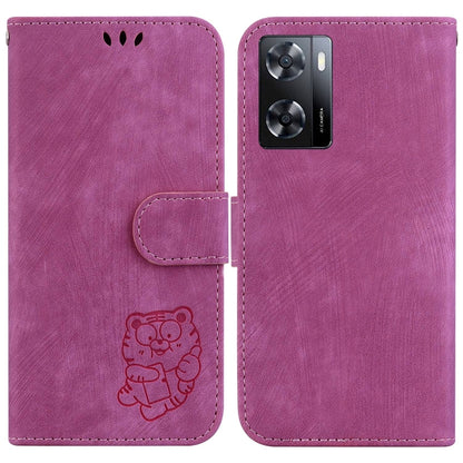 Little Tiger Embossed Leather Phone Case, For OPPO A57 4G / 5G / A57S 4G Global, For OPPO Reno9 Pro, For OPPO Reno9 Pro+, For OPPO A17 / A17K, For OPPO Reno8 Pro 5G Global, For OPPO Reno8 5G, For OPPO A96 5G / Reno7 Z 5G                                ...