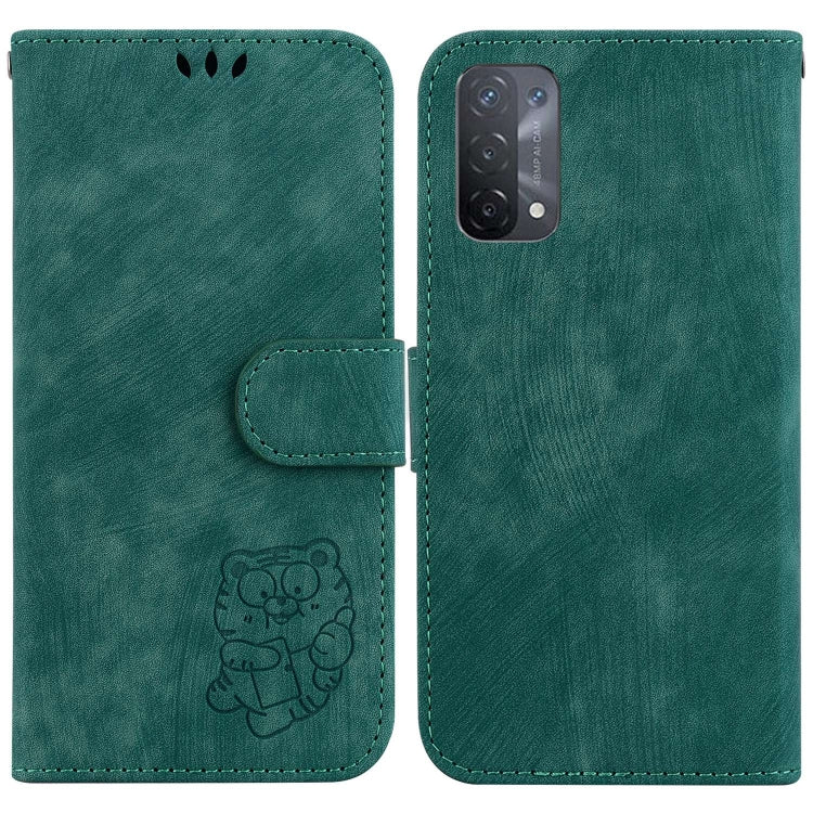 Little Tiger Embossed Leather Phone Case, For OPPO A57 4G / 5G / A57S 4G Global, For OPPO Reno9 Pro, For OPPO Reno9 Pro+, For OPPO A17 / A17K, For OPPO Reno8 Pro 5G Global, For OPPO Reno8 5G, For OPPO A96 5G / Reno7 Z 5G                                ...