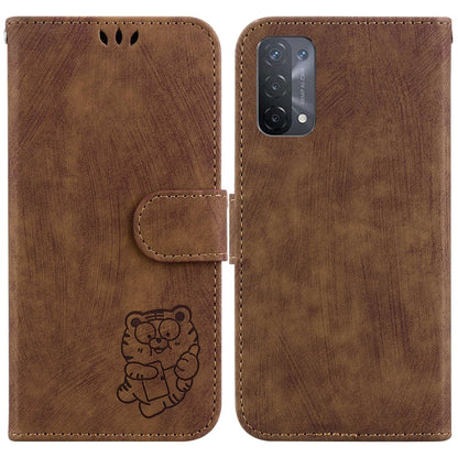 Little Tiger Embossed Leather Phone Case, For OPPO A57 4G / 5G / A57S 4G Global, For OPPO Reno9 Pro, For OPPO Reno9 Pro+, For OPPO A17 / A17K, For OPPO Reno8 Pro 5G Global, For OPPO Reno8 5G, For OPPO A96 5G / Reno7 Z 5G                                ...