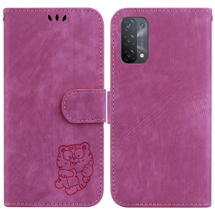 Little Tiger Embossed Leather Phone Case, For OPPO A57 4G / 5G / A57S 4G Global, For OPPO Reno9 Pro, For OPPO Reno9 Pro+, For OPPO A17 / A17K, For OPPO Reno8 Pro 5G Global, For OPPO Reno8 5G, For OPPO A96 5G / Reno7 Z 5G                                ...