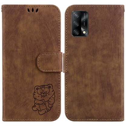 Little Tiger Embossed Leather Phone Case, For OPPO A57 4G / 5G / A57S 4G Global, For OPPO Reno9 Pro, For OPPO Reno9 Pro+, For OPPO A17 / A17K, For OPPO Reno8 Pro 5G Global, For OPPO Reno8 5G, For OPPO A96 5G / Reno7 Z 5G                                ...