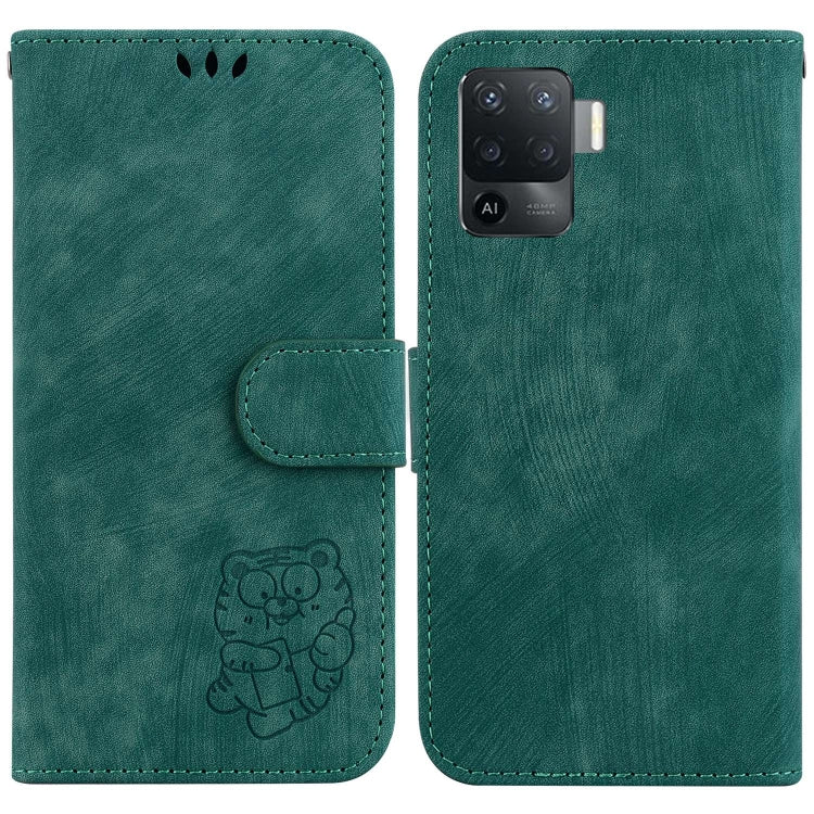 Little Tiger Embossed Leather Phone Case, For OPPO A57 4G / 5G / A57S 4G Global, For OPPO Reno9 Pro, For OPPO Reno9 Pro+, For OPPO A17 / A17K, For OPPO Reno8 Pro 5G Global, For OPPO Reno8 5G, For OPPO A96 5G / Reno7 Z 5G                                ...