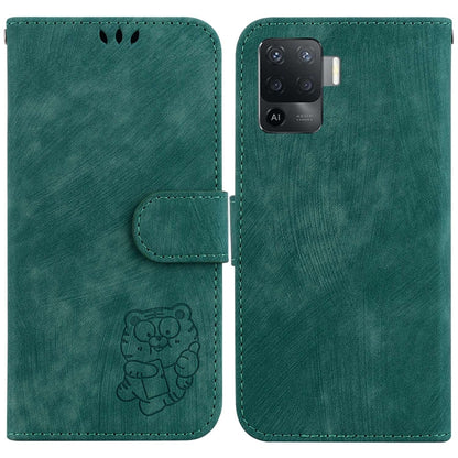 Little Tiger Embossed Leather Phone Case, For OPPO A57 4G / 5G / A57S 4G Global, For OPPO Reno9 Pro, For OPPO Reno9 Pro+, For OPPO A17 / A17K, For OPPO Reno8 Pro 5G Global, For OPPO Reno8 5G, For OPPO A96 5G / Reno7 Z 5G                                ...