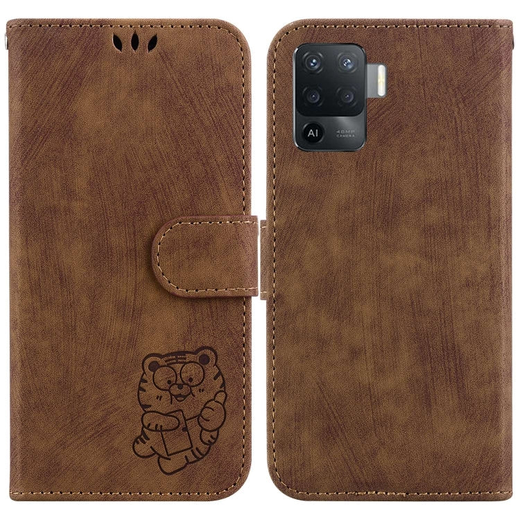 Little Tiger Embossed Leather Phone Case, For OPPO A57 4G / 5G / A57S 4G Global, For OPPO Reno9 Pro, For OPPO Reno9 Pro+, For OPPO A17 / A17K, For OPPO Reno8 Pro 5G Global, For OPPO Reno8 5G, For OPPO A96 5G / Reno7 Z 5G                                ...
