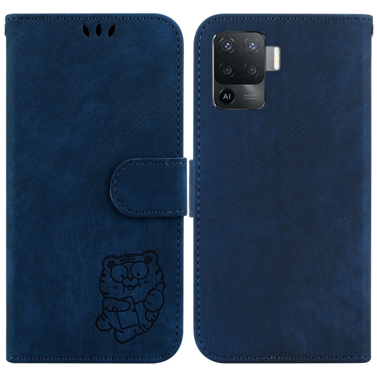 Little Tiger Embossed Leather Phone Case, For OPPO A57 4G / 5G / A57S 4G Global, For OPPO Reno9 Pro, For OPPO Reno9 Pro+, For OPPO A17 / A17K, For OPPO Reno8 Pro 5G Global, For OPPO Reno8 5G, For OPPO A96 5G / Reno7 Z 5G                                ...