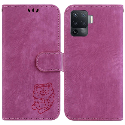 Little Tiger Embossed Leather Phone Case, For OPPO A57 4G / 5G / A57S 4G Global, For OPPO Reno9 Pro, For OPPO Reno9 Pro+, For OPPO A17 / A17K, For OPPO Reno8 Pro 5G Global, For OPPO Reno8 5G, For OPPO A96 5G / Reno7 Z 5G                                ...