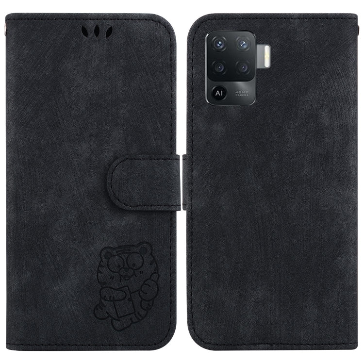 Little Tiger Embossed Leather Phone Case, For OPPO A57 4G / 5G / A57S 4G Global, For OPPO Reno9 Pro, For OPPO Reno9 Pro+, For OPPO A17 / A17K, For OPPO Reno8 Pro 5G Global, For OPPO Reno8 5G, For OPPO A96 5G / Reno7 Z 5G                                ...