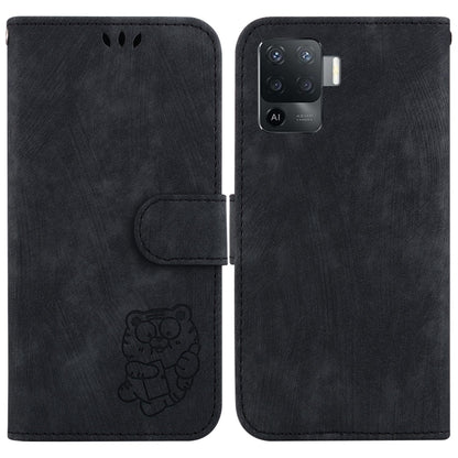 Little Tiger Embossed Leather Phone Case, For OPPO A57 4G / 5G / A57S 4G Global, For OPPO Reno9 Pro, For OPPO Reno9 Pro+, For OPPO A17 / A17K, For OPPO Reno8 Pro 5G Global, For OPPO Reno8 5G, For OPPO A96 5G / Reno7 Z 5G                                ...