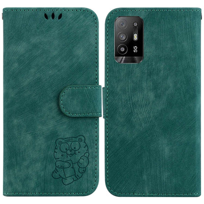 Little Tiger Embossed Leather Phone Case, For OPPO A57 4G / 5G / A57S 4G Global, For OPPO Reno9 Pro, For OPPO Reno9 Pro+, For OPPO A17 / A17K, For OPPO Reno8 Pro 5G Global, For OPPO Reno8 5G, For OPPO A96 5G / Reno7 Z 5G                                ...