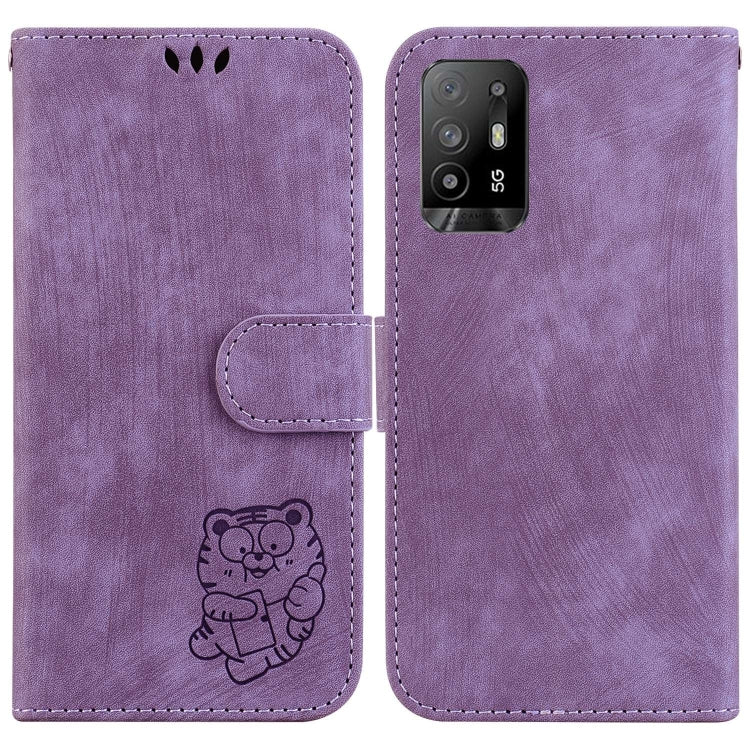 Little Tiger Embossed Leather Phone Case, For OPPO A57 4G / 5G / A57S 4G Global, For OPPO Reno9 Pro, For OPPO Reno9 Pro+, For OPPO A17 / A17K, For OPPO Reno8 Pro 5G Global, For OPPO Reno8 5G, For OPPO A96 5G / Reno7 Z 5G                                ...