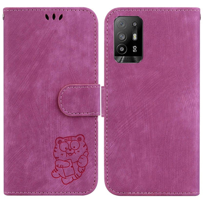 Little Tiger Embossed Leather Phone Case, For OPPO A57 4G / 5G / A57S 4G Global, For OPPO Reno9 Pro, For OPPO Reno9 Pro+, For OPPO A17 / A17K, For OPPO Reno8 Pro 5G Global, For OPPO Reno8 5G, For OPPO A96 5G / Reno7 Z 5G                                ...