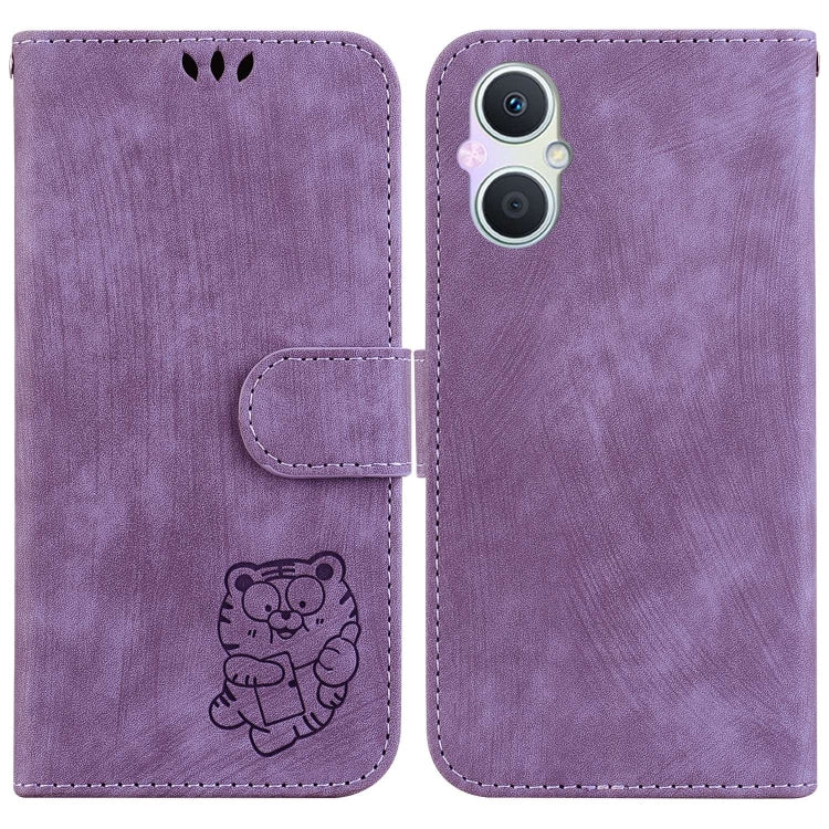 Little Tiger Embossed Leather Phone Case, For OPPO A57 4G / 5G / A57S 4G Global, For OPPO Reno9 Pro, For OPPO Reno9 Pro+, For OPPO A17 / A17K, For OPPO Reno8 Pro 5G Global, For OPPO Reno8 5G, For OPPO A96 5G / Reno7 Z 5G                                ...