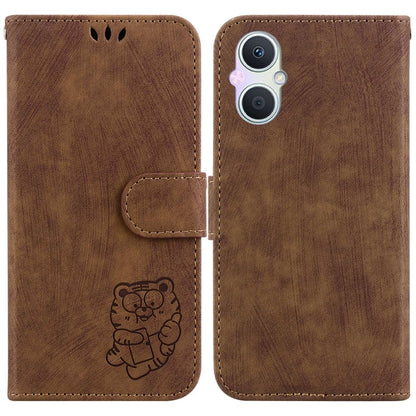 Little Tiger Embossed Leather Phone Case, For OPPO A57 4G / 5G / A57S 4G Global, For OPPO Reno9 Pro, For OPPO Reno9 Pro+, For OPPO A17 / A17K, For OPPO Reno8 Pro 5G Global, For OPPO Reno8 5G, For OPPO A96 5G / Reno7 Z 5G                                ...