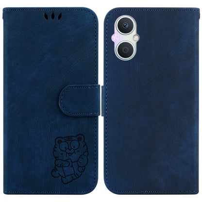 Little Tiger Embossed Leather Phone Case, For OPPO A57 4G / 5G / A57S 4G Global, For OPPO Reno9 Pro, For OPPO Reno9 Pro+, For OPPO A17 / A17K, For OPPO Reno8 Pro 5G Global, For OPPO Reno8 5G, For OPPO A96 5G / Reno7 Z 5G                                ...