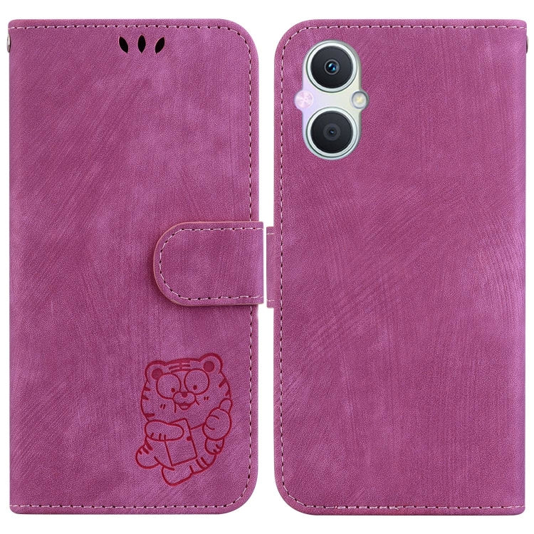 Little Tiger Embossed Leather Phone Case, For OPPO A57 4G / 5G / A57S 4G Global, For OPPO Reno9 Pro, For OPPO Reno9 Pro+, For OPPO A17 / A17K, For OPPO Reno8 Pro 5G Global, For OPPO Reno8 5G, For OPPO A96 5G / Reno7 Z 5G                                ...