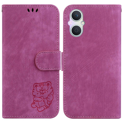 Little Tiger Embossed Leather Phone Case, For OPPO A57 4G / 5G / A57S 4G Global, For OPPO Reno9 Pro, For OPPO Reno9 Pro+, For OPPO A17 / A17K, For OPPO Reno8 Pro 5G Global, For OPPO Reno8 5G, For OPPO A96 5G / Reno7 Z 5G                                ...