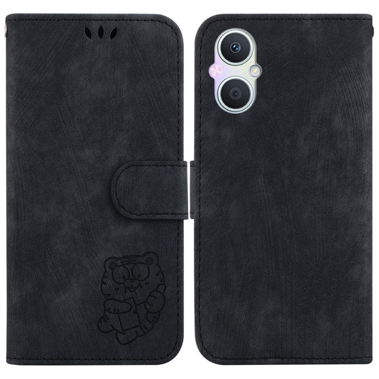 Little Tiger Embossed Leather Phone Case, For OPPO A57 4G / 5G / A57S 4G Global, For OPPO Reno9 Pro, For OPPO Reno9 Pro+, For OPPO A17 / A17K, For OPPO Reno8 Pro 5G Global, For OPPO Reno8 5G, For OPPO A96 5G / Reno7 Z 5G                                ...
