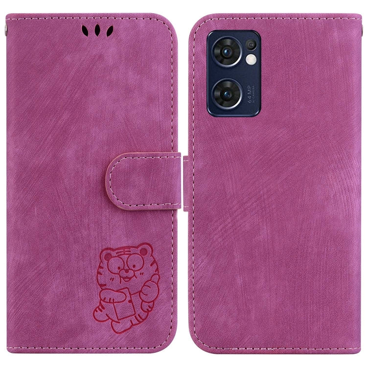 Little Tiger Embossed Leather Phone Case, For OPPO A57 4G / 5G / A57S 4G Global, For OPPO Reno9 Pro, For OPPO Reno9 Pro+, For OPPO A17 / A17K, For OPPO Reno8 Pro 5G Global, For OPPO Reno8 5G, For OPPO A96 5G / Reno7 Z 5G                                ...