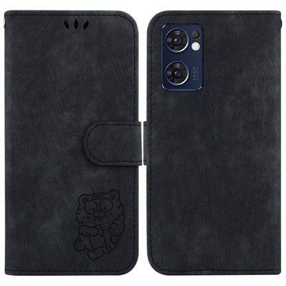 Little Tiger Embossed Leather Phone Case, For OPPO A57 4G / 5G / A57S 4G Global, For OPPO Reno9 Pro, For OPPO Reno9 Pro+, For OPPO A17 / A17K, For OPPO Reno8 Pro 5G Global, For OPPO Reno8 5G, For OPPO A96 5G / Reno7 Z 5G                                ...