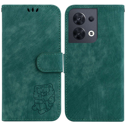 Little Tiger Embossed Leather Phone Case, For OPPO A57 4G / 5G / A57S 4G Global, For OPPO Reno9 Pro, For OPPO Reno9 Pro+, For OPPO A17 / A17K, For OPPO Reno8 Pro 5G Global, For OPPO Reno8 5G, For OPPO A96 5G / Reno7 Z 5G                                ...