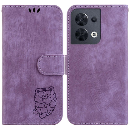 Little Tiger Embossed Leather Phone Case, For OPPO A57 4G / 5G / A57S 4G Global, For OPPO Reno9 Pro, For OPPO Reno9 Pro+, For OPPO A17 / A17K, For OPPO Reno8 Pro 5G Global, For OPPO Reno8 5G, For OPPO A96 5G / Reno7 Z 5G                                ...