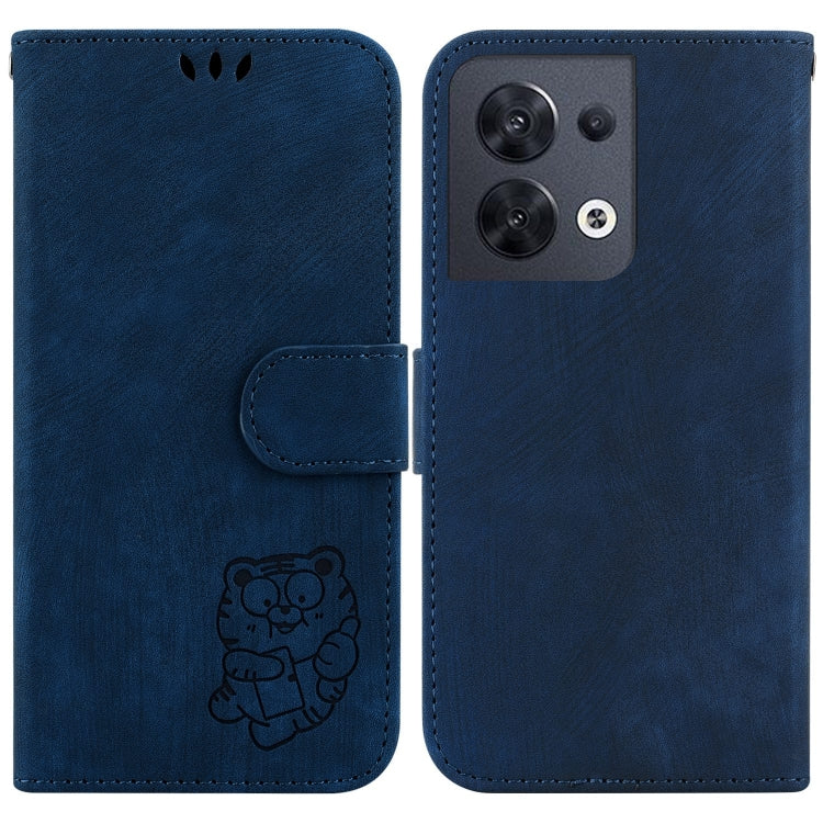 Little Tiger Embossed Leather Phone Case, For OPPO A57 4G / 5G / A57S 4G Global, For OPPO Reno9 Pro, For OPPO Reno9 Pro+, For OPPO A17 / A17K, For OPPO Reno8 Pro 5G Global, For OPPO Reno8 5G, For OPPO A96 5G / Reno7 Z 5G                                ...