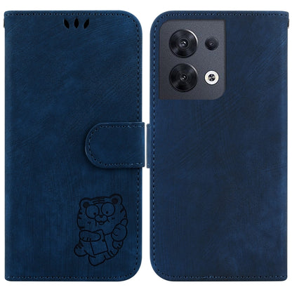 Little Tiger Embossed Leather Phone Case, For OPPO A57 4G / 5G / A57S 4G Global, For OPPO Reno9 Pro, For OPPO Reno9 Pro+, For OPPO A17 / A17K, For OPPO Reno8 Pro 5G Global, For OPPO Reno8 5G, For OPPO A96 5G / Reno7 Z 5G                                ...