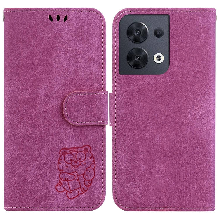 Little Tiger Embossed Leather Phone Case, For OPPO A57 4G / 5G / A57S 4G Global, For OPPO Reno9 Pro, For OPPO Reno9 Pro+, For OPPO A17 / A17K, For OPPO Reno8 Pro 5G Global, For OPPO Reno8 5G, For OPPO A96 5G / Reno7 Z 5G                                ...