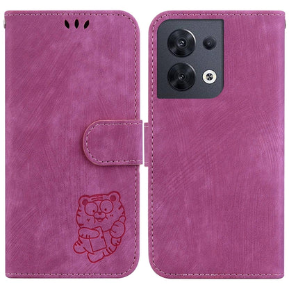 Little Tiger Embossed Leather Phone Case, For OPPO A57 4G / 5G / A57S 4G Global, For OPPO Reno9 Pro, For OPPO Reno9 Pro+, For OPPO A17 / A17K, For OPPO Reno8 Pro 5G Global, For OPPO Reno8 5G, For OPPO A96 5G / Reno7 Z 5G                                ...