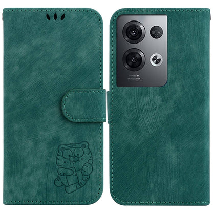 Little Tiger Embossed Leather Phone Case, For OPPO A57 4G / 5G / A57S 4G Global, For OPPO Reno9 Pro, For OPPO Reno9 Pro+, For OPPO A17 / A17K, For OPPO Reno8 Pro 5G Global, For OPPO Reno8 5G, For OPPO A96 5G / Reno7 Z 5G                                ...