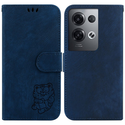 Little Tiger Embossed Leather Phone Case, For OPPO A57 4G / 5G / A57S 4G Global, For OPPO Reno9 Pro, For OPPO Reno9 Pro+, For OPPO A17 / A17K, For OPPO Reno8 Pro 5G Global, For OPPO Reno8 5G, For OPPO A96 5G / Reno7 Z 5G                                ...
