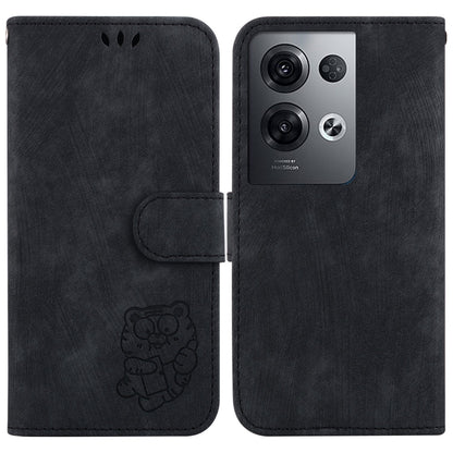 Little Tiger Embossed Leather Phone Case, For OPPO A57 4G / 5G / A57S 4G Global, For OPPO Reno9 Pro, For OPPO Reno9 Pro+, For OPPO A17 / A17K, For OPPO Reno8 Pro 5G Global, For OPPO Reno8 5G, For OPPO A96 5G / Reno7 Z 5G                                ...