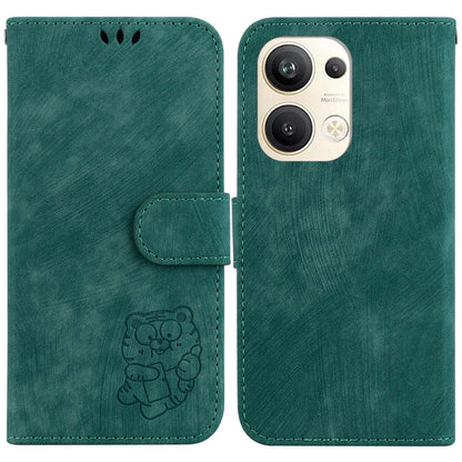 Little Tiger Embossed Leather Phone Case, For OPPO A57 4G / 5G / A57S 4G Global, For OPPO Reno9 Pro, For OPPO Reno9 Pro+, For OPPO A17 / A17K, For OPPO Reno8 Pro 5G Global, For OPPO Reno8 5G, For OPPO A96 5G / Reno7 Z 5G                                ...