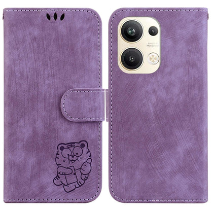 Little Tiger Embossed Leather Phone Case, For OPPO A57 4G / 5G / A57S 4G Global, For OPPO Reno9 Pro, For OPPO Reno9 Pro+, For OPPO A17 / A17K, For OPPO Reno8 Pro 5G Global, For OPPO Reno8 5G, For OPPO A96 5G / Reno7 Z 5G                                ...