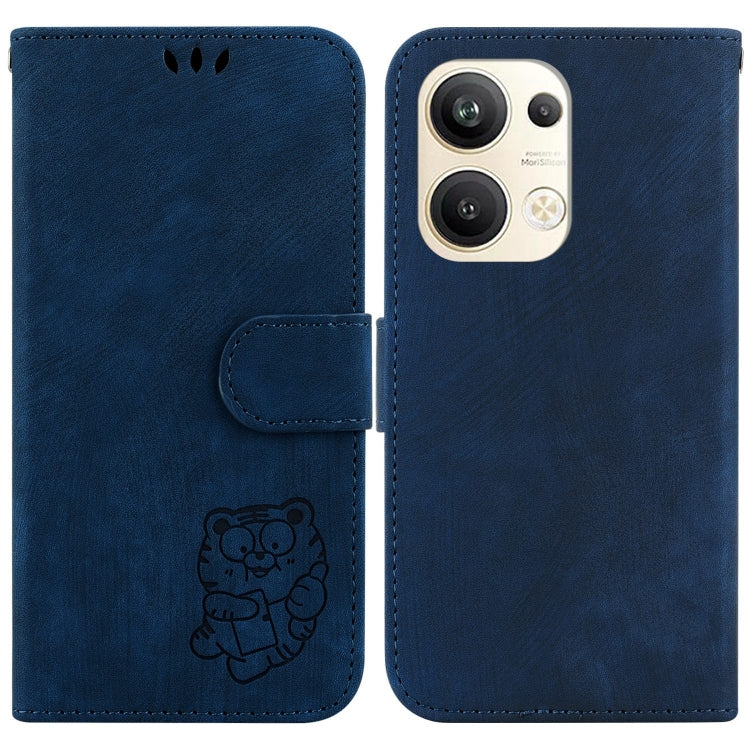 Little Tiger Embossed Leather Phone Case, For OPPO A57 4G / 5G / A57S 4G Global, For OPPO Reno9 Pro, For OPPO Reno9 Pro+, For OPPO A17 / A17K, For OPPO Reno8 Pro 5G Global, For OPPO Reno8 5G, For OPPO A96 5G / Reno7 Z 5G                                ...