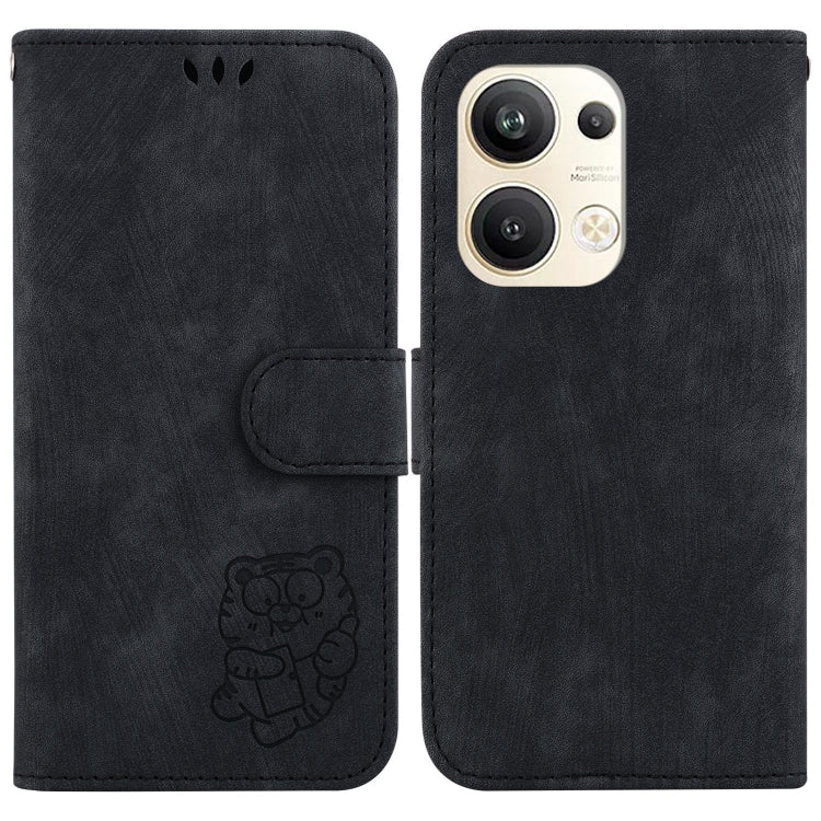 Little Tiger Embossed Leather Phone Case, For OPPO A57 4G / 5G / A57S 4G Global, For OPPO Reno9 Pro, For OPPO Reno9 Pro+, For OPPO A17 / A17K, For OPPO Reno8 Pro 5G Global, For OPPO Reno8 5G, For OPPO A96 5G / Reno7 Z 5G                                ...