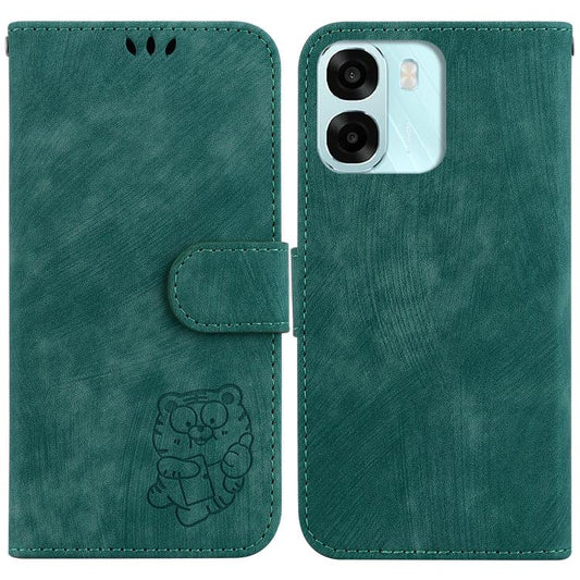 Little Tiger Embossed Leather Phone Case, For OPPO A6 / A6s / A6t / A6x 4G / 5G Global, For OPPO Reno15 Pro Max 5G / Reno15 Pro India, For OPPO Reno15 Pro 5G / Reno15 Pro Mini 5G, For OPPO Reno15 F 5G Global, For OPPO Reno15 5G Global, For OPPO A6 GT 5...