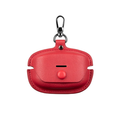 Leather TWS Earphone Protective Case with Hook, For Sony WF-1000XM6, For Sony WF-1000XM4