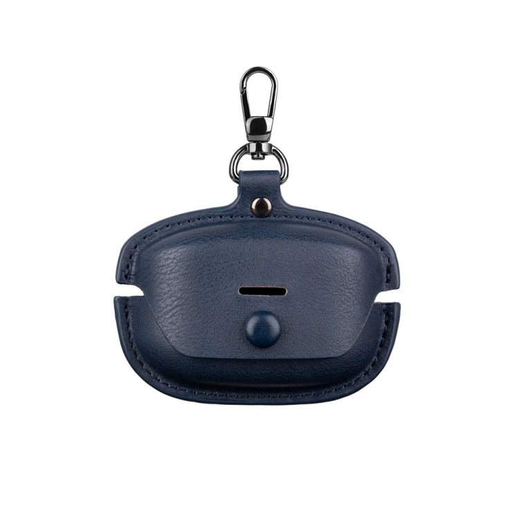 Leather TWS Earphone Protective Case with Hook, For Sony WF-1000XM6, For Sony WF-1000XM4