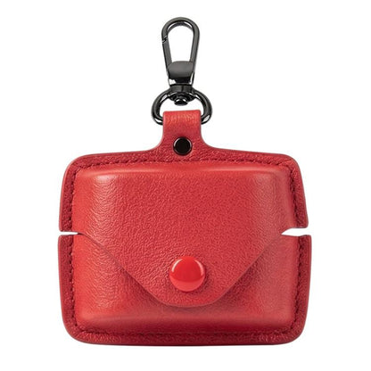 Leather TWS Earphone Protective Case with Hook, For Sony WF-1000XM6, For Sony WF-1000XM4