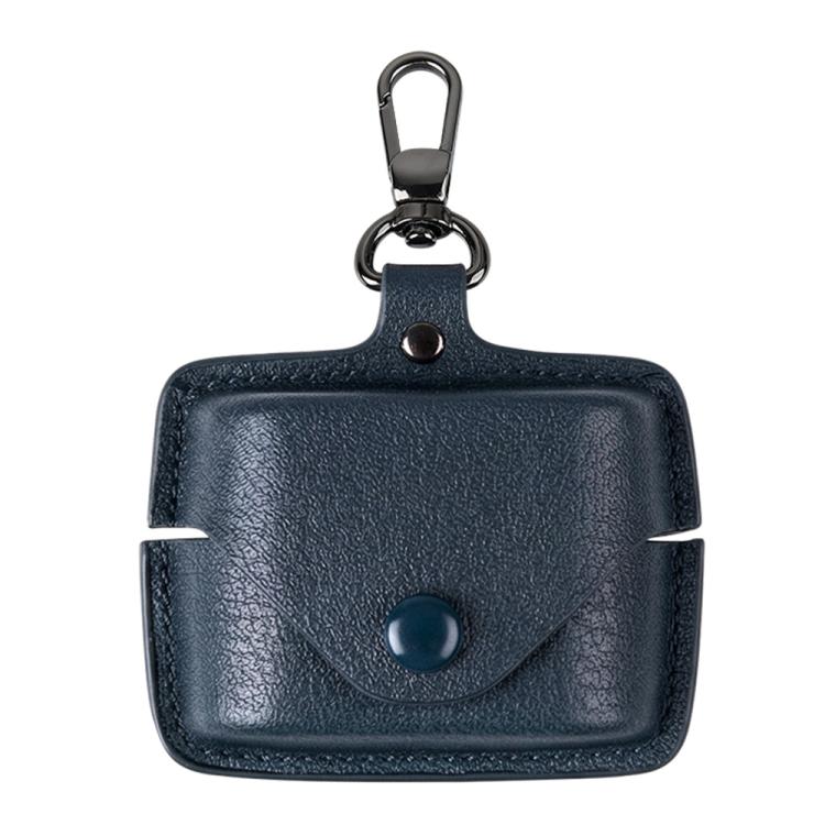 Leather TWS Earphone Protective Case with Hook, For Sony WF-1000XM6, For Sony WF-1000XM4
