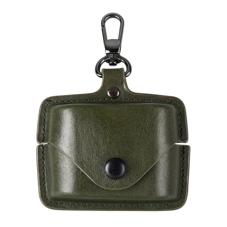 Leather TWS Earphone Protective Case with Hook, For Sony WF-1000XM6, For Sony WF-1000XM4