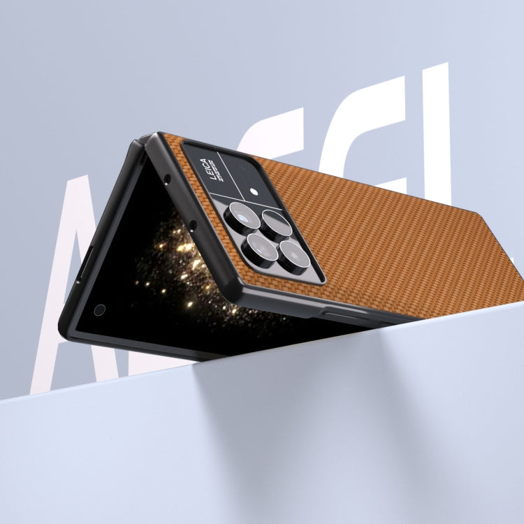 ABEEL Carbon Fiber Texture Protective Phone Case, For Xiaomi Mix Fold 3