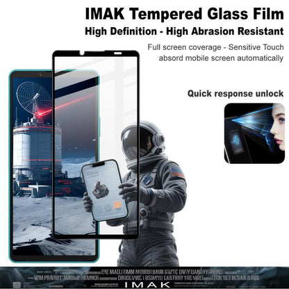 imak 9H Surface Hardness Full Screen Tempered Glass Film Pro+ Series, For Sony Xperia 10 VII/10 VIII, For Sony Xperia 1 VII, For Sony Xperia 10 VI, For Sony Xperia 1 VI, For Sony Xperia 5 V